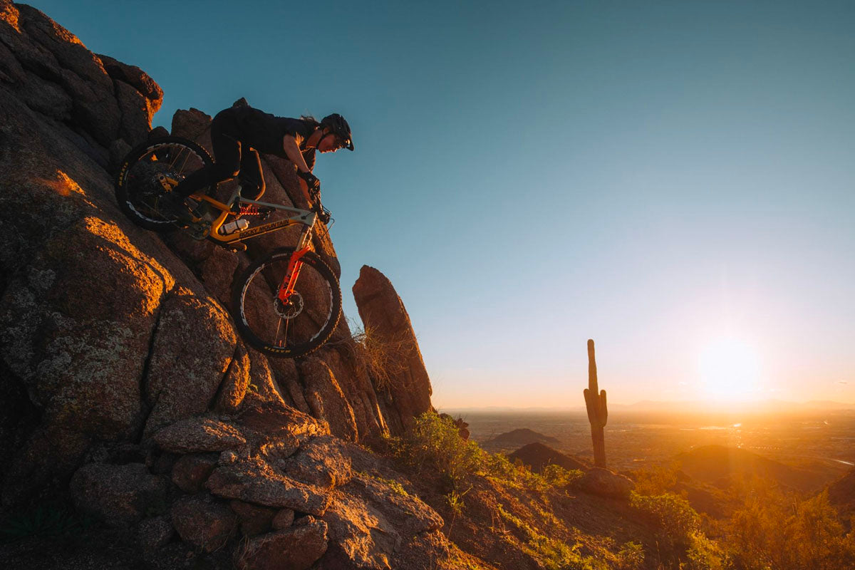 Rocky Mountain Altitude in the morning at the Hawes Trail System in Mesa, AZ