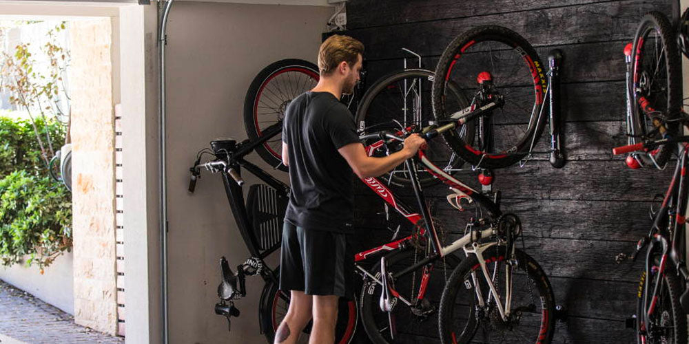 Steady rack home bike storage