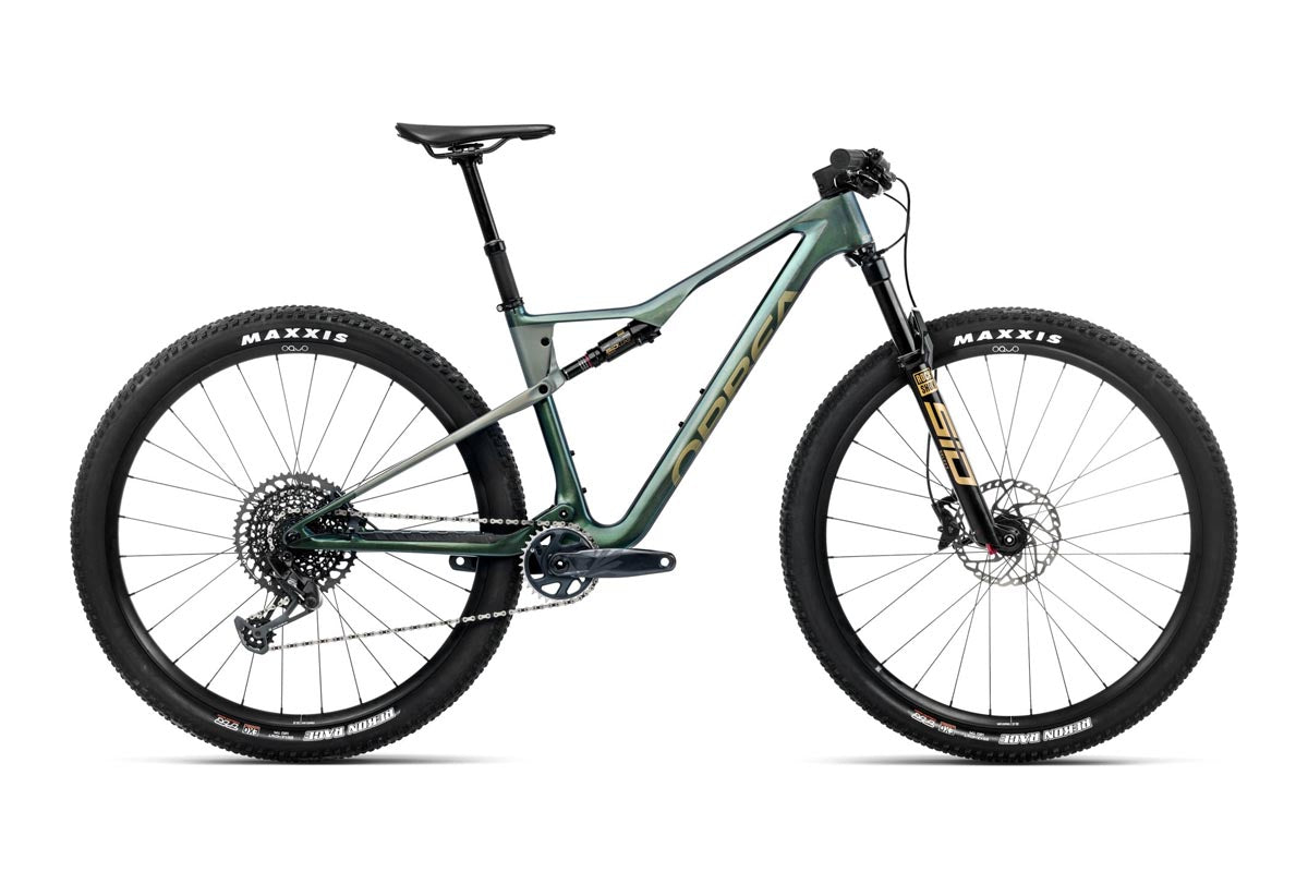 2025 Orbea Oiz M21 Seaweed Carbon View (Gloss) - Spaceship Green (Matt)