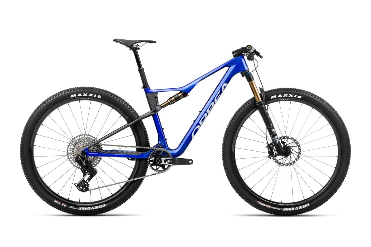 2025 Orbea Oiz M-Team AXS Cobalt Blue - Carbon Raw (Matt)