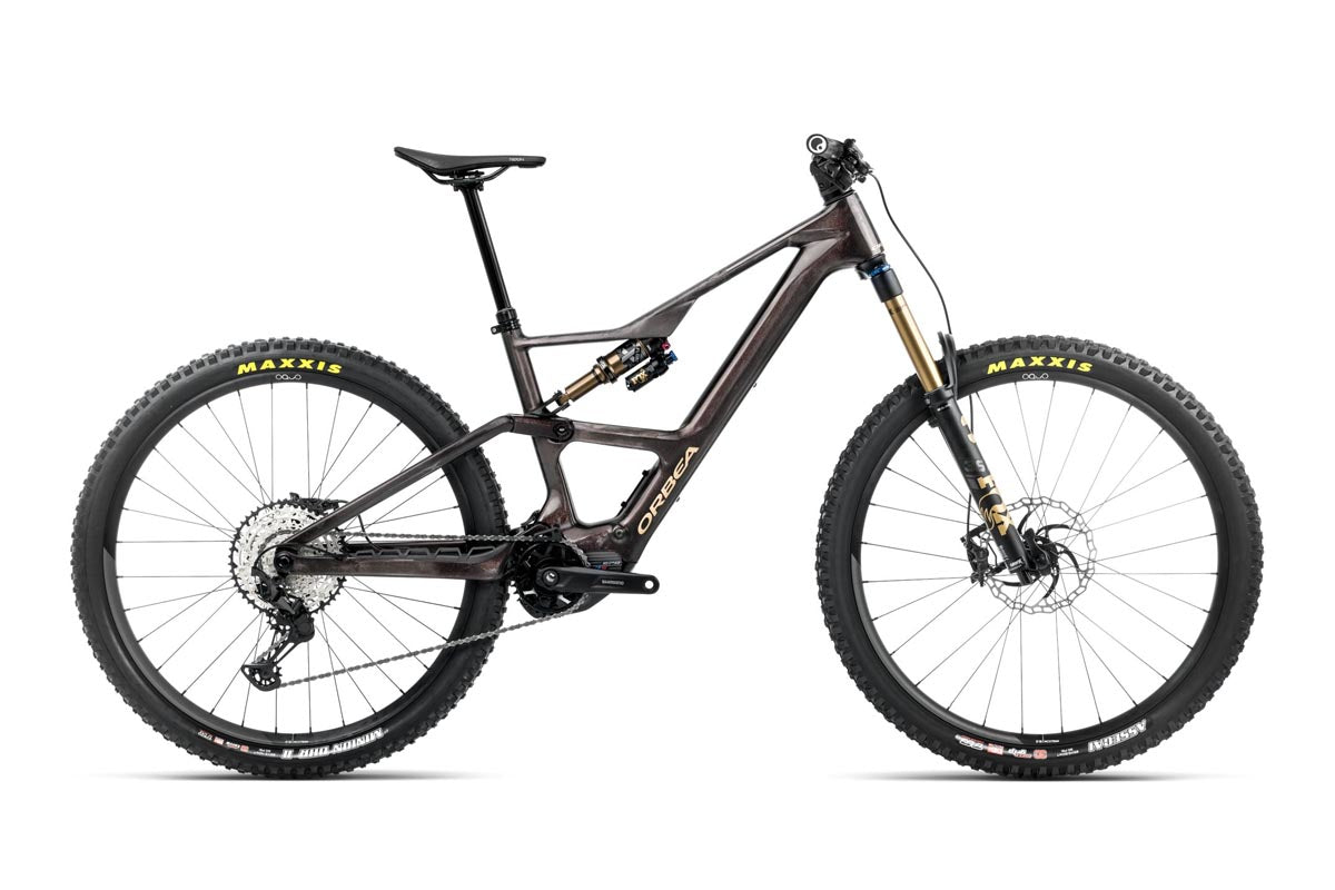 2025 Orbea Rise LT M10 Cosmic Carbon View - Golden Sand (Matt)