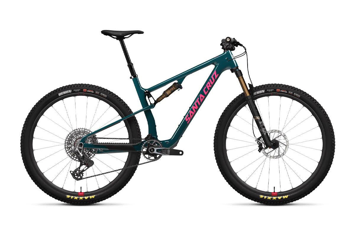 2025 Santa Cruz Blur X0 AXS TR RSV Gloss Dark Teal