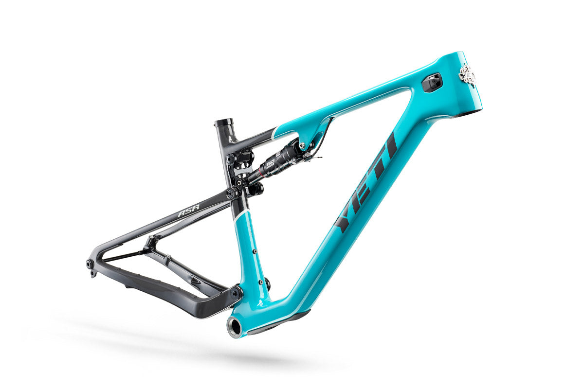 2025 Yeti ASR Frame Front Turquoise