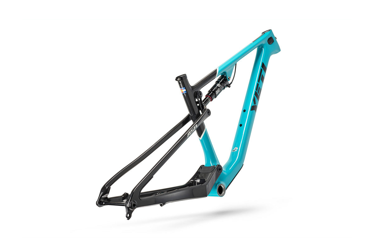 2025 Yeti ASR Frame Rear Turquoise