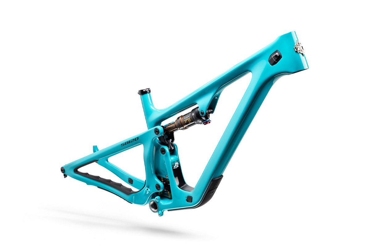 2025 Yeti SB120 Frame Front Turquoise