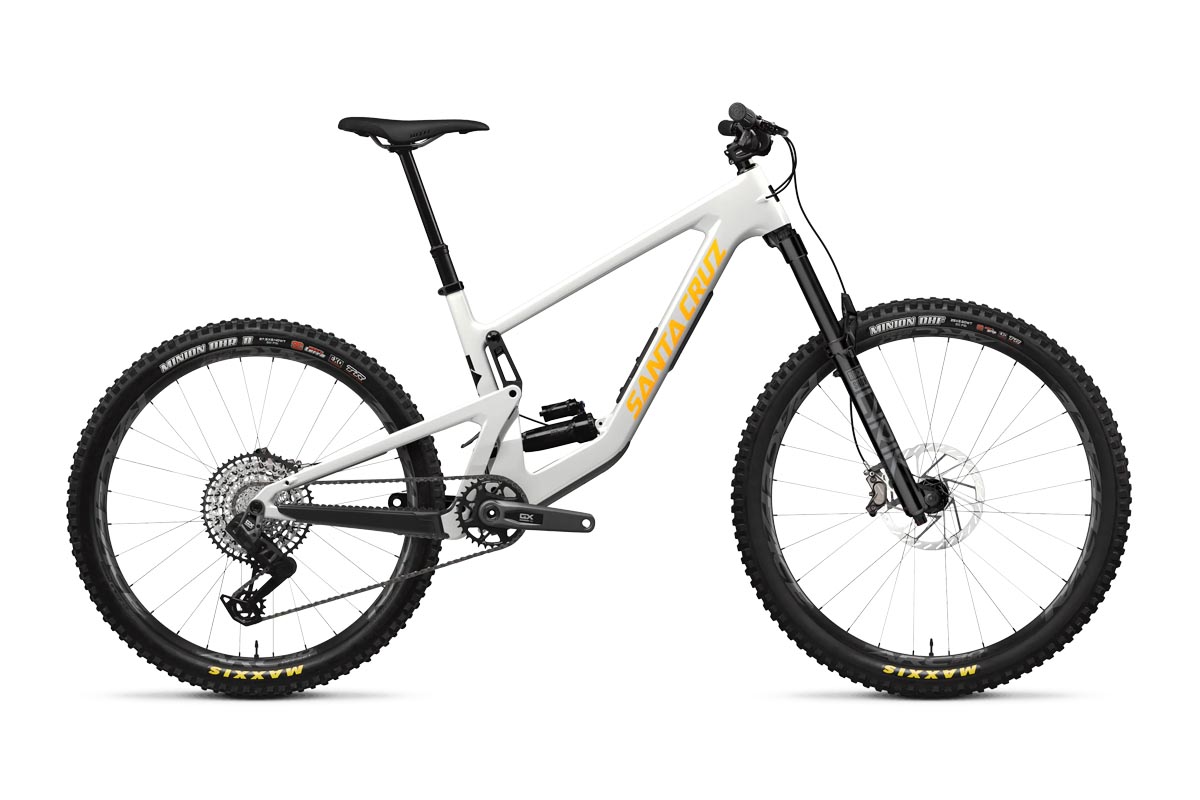 2024 Santa Cruz Bronson 4 C GX AXS Gloss Chalk White