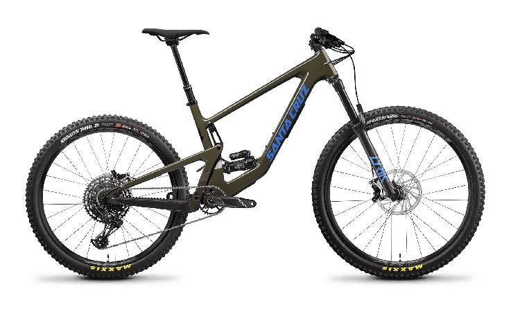 Bronson 4 Santa Cruz 2022 en musgo brillante y azul