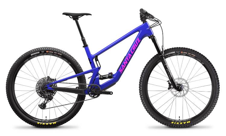 Tallboy 5 Santa Cruz 2023 en azul ultra brillante