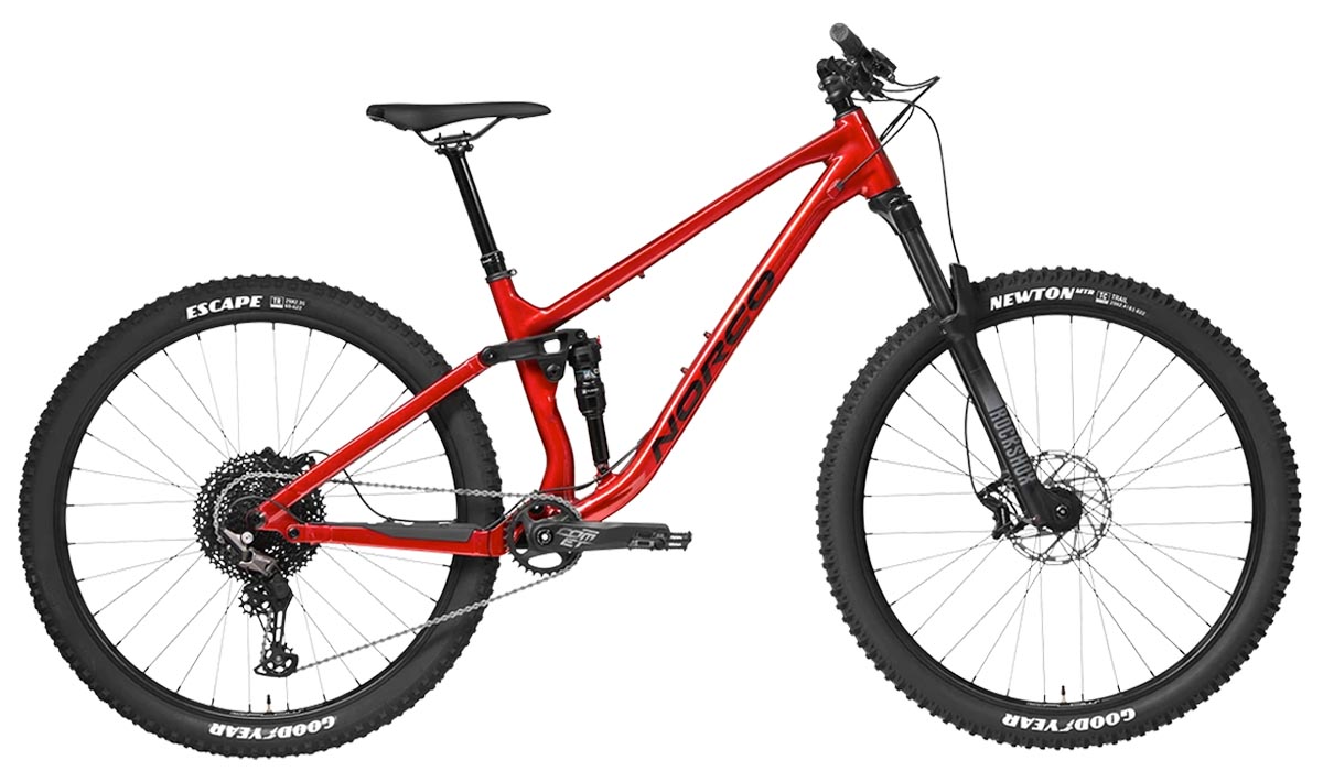 2023 Norco Fluid FS A1 in Red/Black