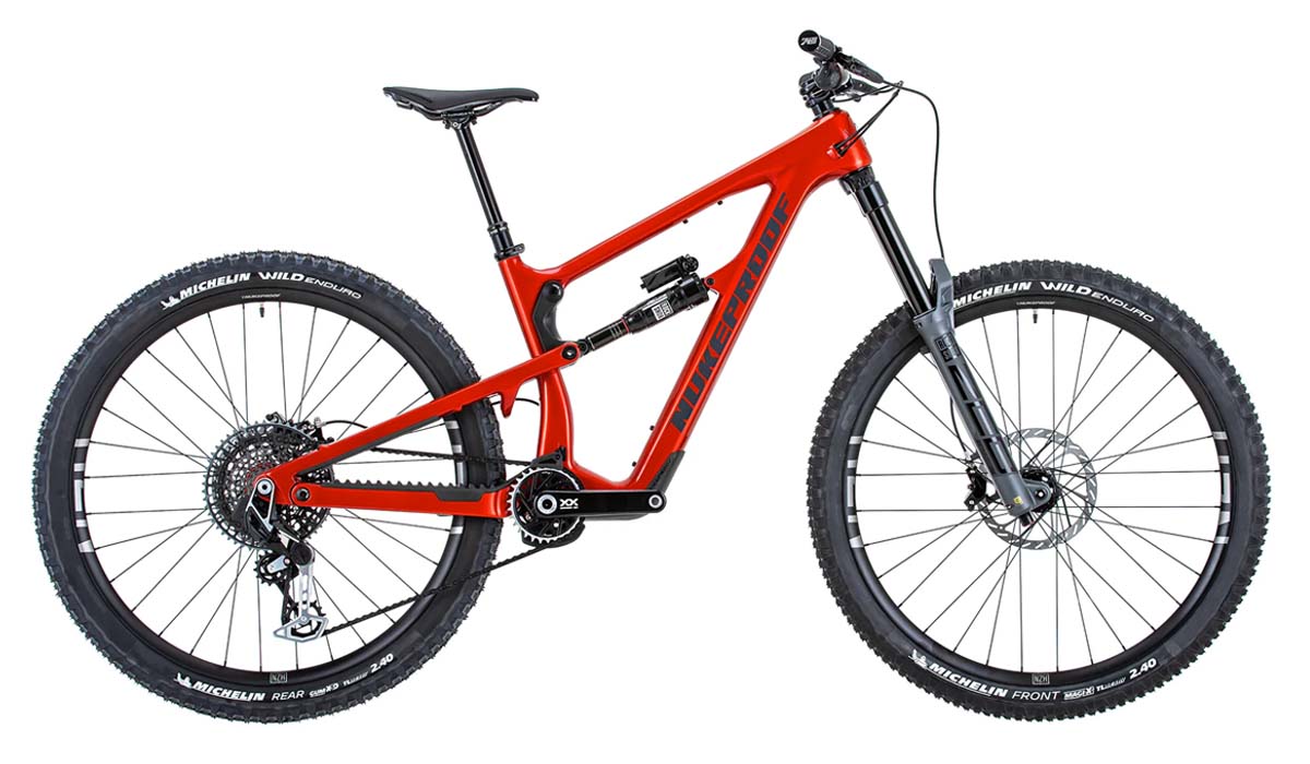 Nukeproof Mega 290 Carbon in Racing Red